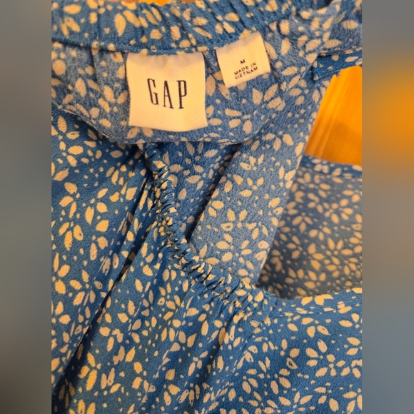 Gap midi floral blue dress, medium, new without tags - Picture 3 of 5